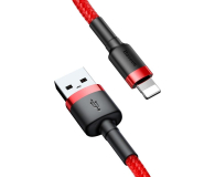 BASEUS USB-Lightning Cafule 1m czerwony CALKLF-B09 - 1094246 - zdjęcie 3